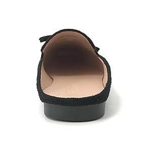 フラットシューズ ^fri fla^ ljh2002 cream mule Amazon.com | Flerivva Mule Loafers for Women Flats Bowknot